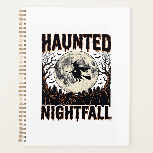 Chemise de nuit hantée Gravure vintage Halloween D (Devant)