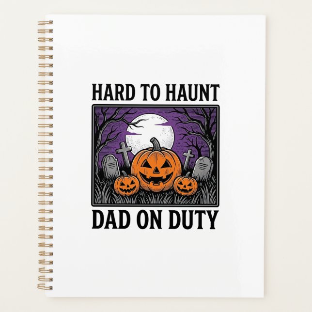 Chemise de papa Halloween difficile à hanter drôle (Devant)