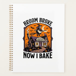 Chemise de pâtissier Halloween Sorcière Balai Cass