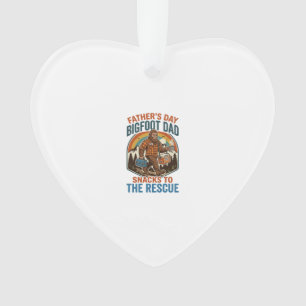 Chemise de père Bigfoot Papa Fête des pères Élever