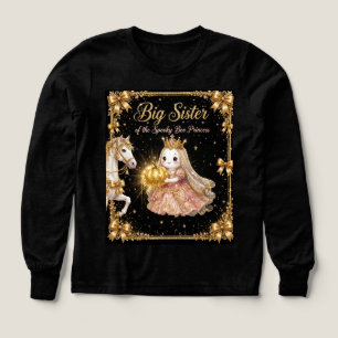 Chemise de princesse Spooky Boo noire pour 1er ann