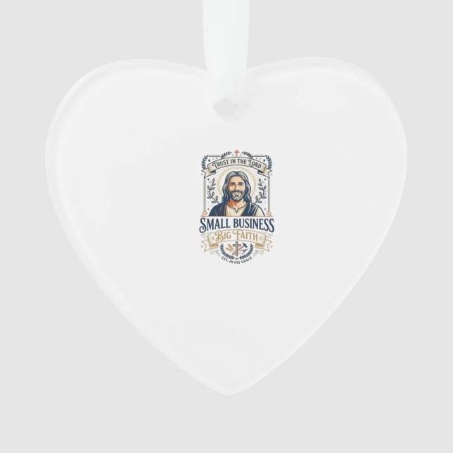 Chemise de propriétaire de petite entreprise Jesus (devant)