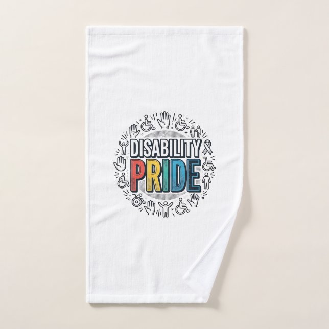 Chemise de sensibilisation inclusive vintage de fi (Serviette à main)