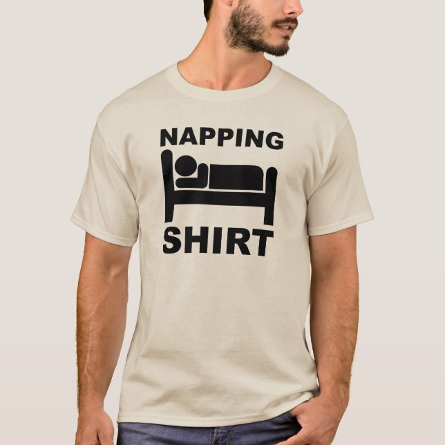 Chemise de sieste T-shirt drôle (Devant)