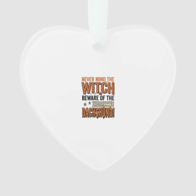 Chemise de sorcière d'Halloween Méfiez-vous du dac (devant)