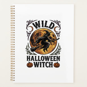 Chemise de sorcière Halloween Balai vintage Graphi
