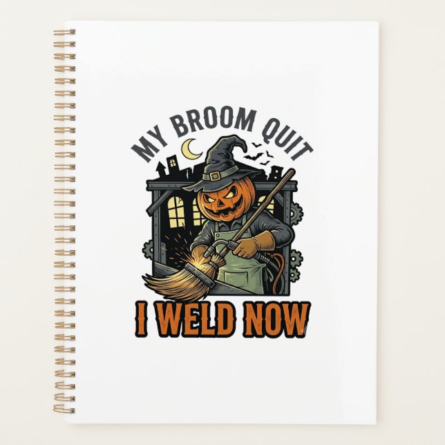 Chemise de Soudure Halloween Dessin de Balai de So (Devant)