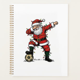 Chemise de sport de Noël de football Santa vintage