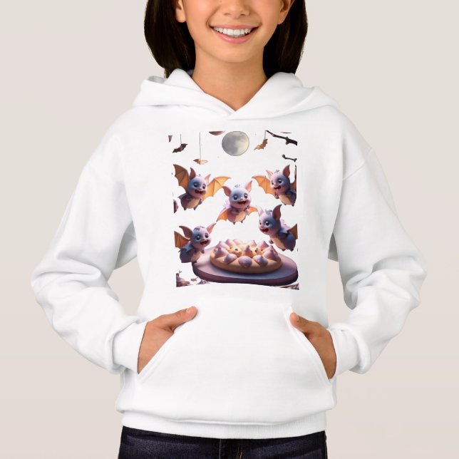 Chemise de sudation drôle d'Halloween Art Mignon A (Devant)