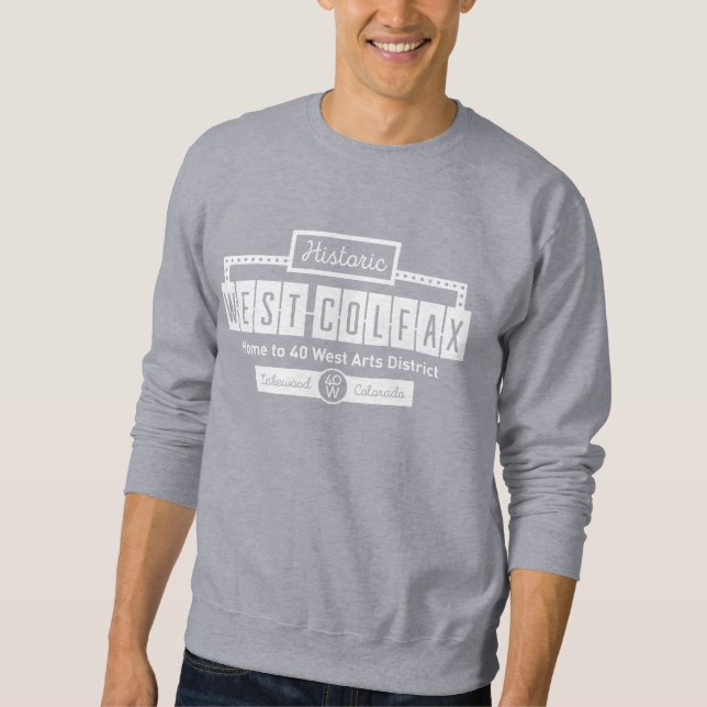 Chemise de sweat unisexe Historic West Colfax (Devant)