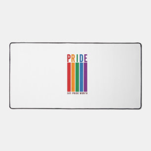 Chemise de typographie arc-en-ciel du mois de la f