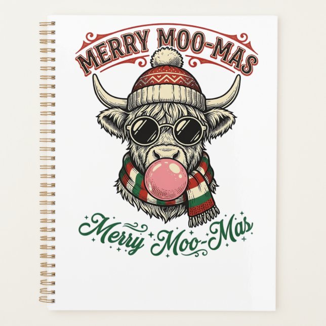 Chemise de vache de Noël Mignonne Pun de vacances  (Devant)