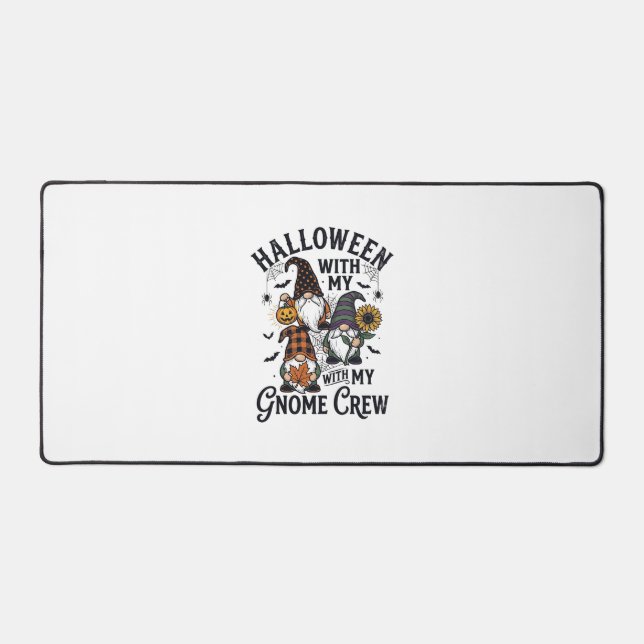 Chemise d'équipage de gnome Halloween Gravure Vint (Recto)