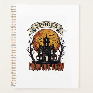 Chemise d'équipe Halloween Design de maison hantée