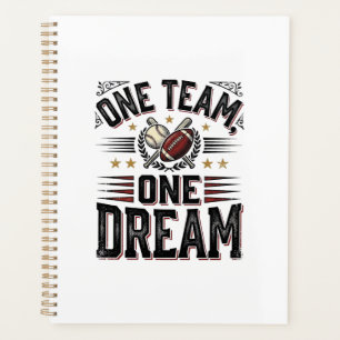 Chemise d'équipe sportive vintage One Team One Dre