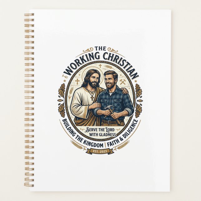 Chemise des métiers de la construction de Jésus Gr (Devant)