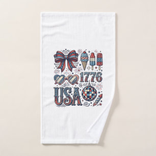 Chemise d'été patriotique vintage USA 1776 Design_