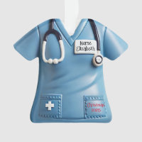 Chemise d'infirmière en broderie personnalisée Orn