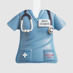 Chemise d'infirmière en broderie personnalisée Orn