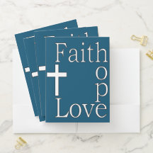 Citation chrétienne "Faith Hope Love"