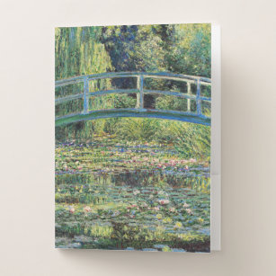 Chemise Dossier Claude Monet - Etang Lily et Pont Japonais