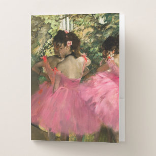 Chemise Dossier Edgar Degas - Danseurs en rose