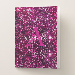 Chemise Dossier Séquins de Parties scintillant rose mignonne pour 