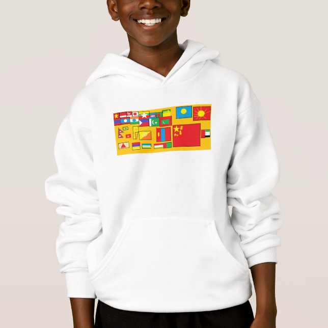 chemise drapeau pour enfants (Devant)