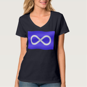 Chemise Drapeau T-Shirt Metis de la Première Natio