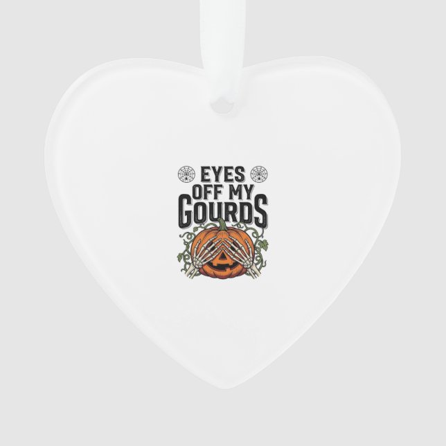 Chemise drôle de citrouille Yeux de mes citrouille (devant)