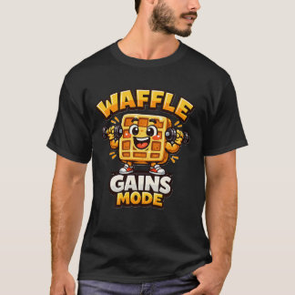 Chemise drôle de mode de gains de gaufre T-shirt d
