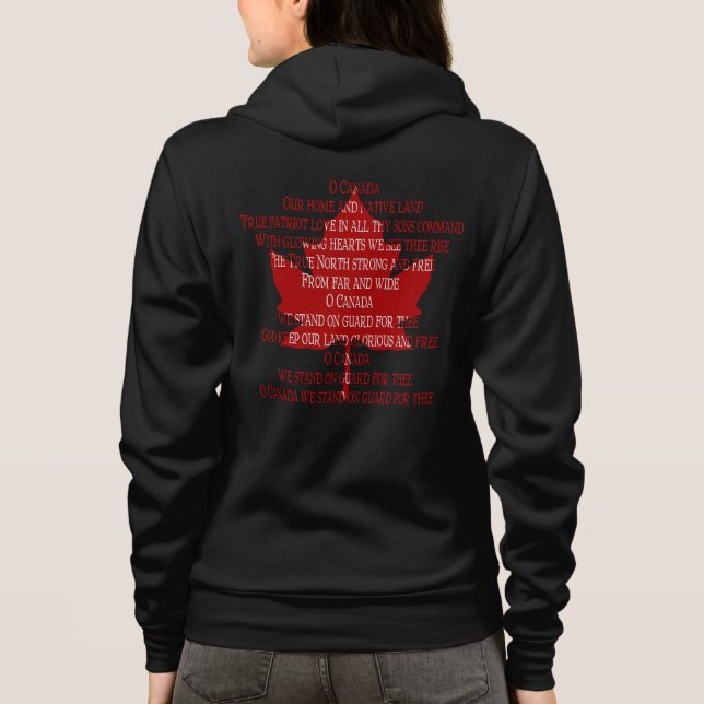 Chemise du Canada du souvenir des femmes de sweat (Dos)