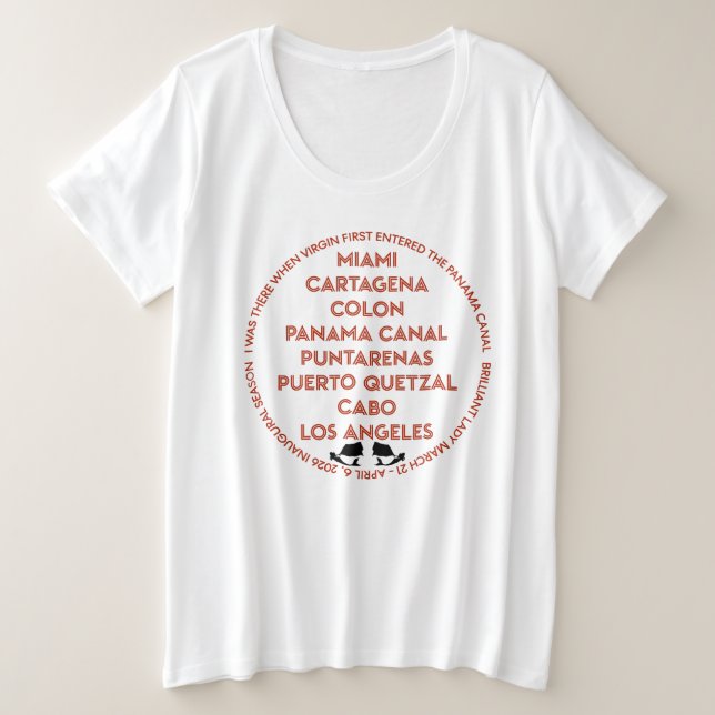 Chemise du canal de Panama (Design devant)