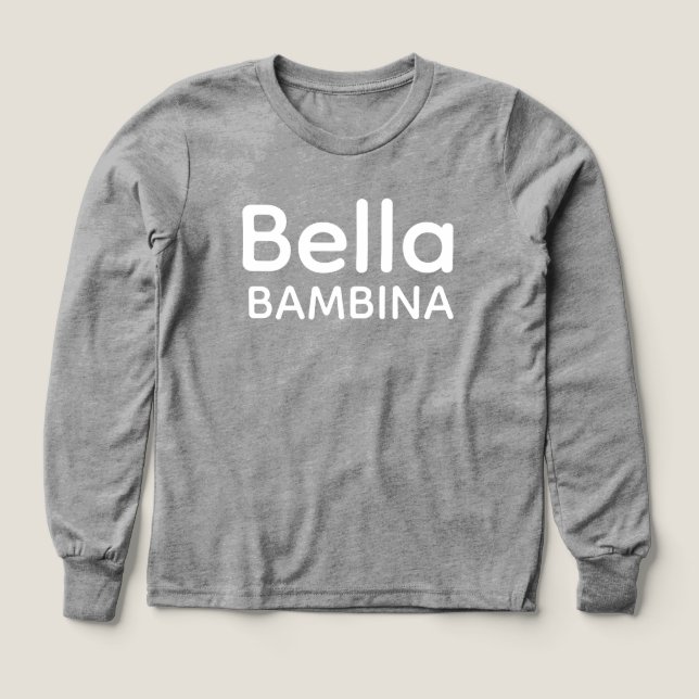 Chemise en molleton italienne sicilienne Bella Bam (Motif recto)