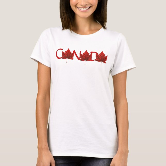 Chemise en T-shirt Canada femme Cool Chemise en so (Devant)
