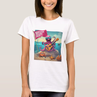 Chemise en T-shirt femme Galveston Ukulele Octopus