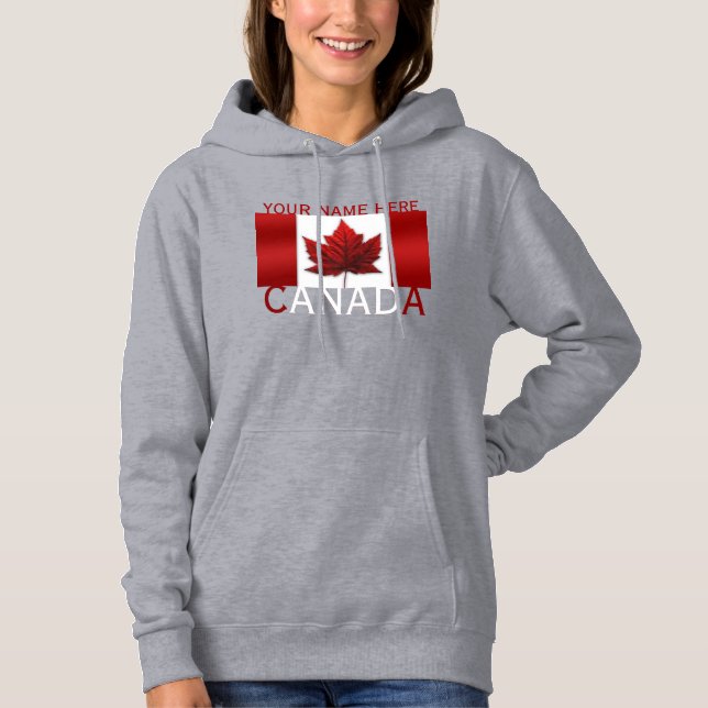 Chemise féminine Canada Sweat - shirt à capuche pe (Devant)
