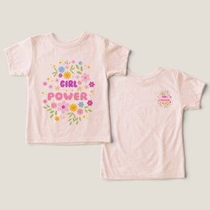 Chemise Fille "Flower Power" pour Tout-Petits et J