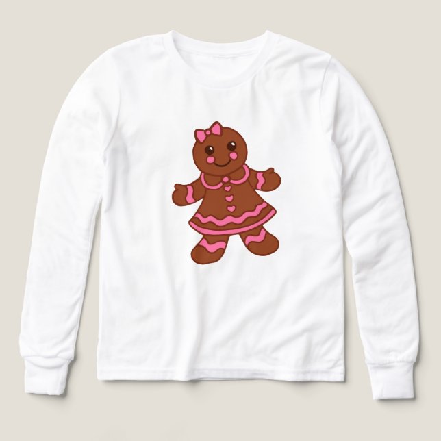 Chemise Fille Pain d'épices (Motif recto)
