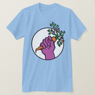 Chemise Food Not Bombs logo (avec fond) T-shirt
