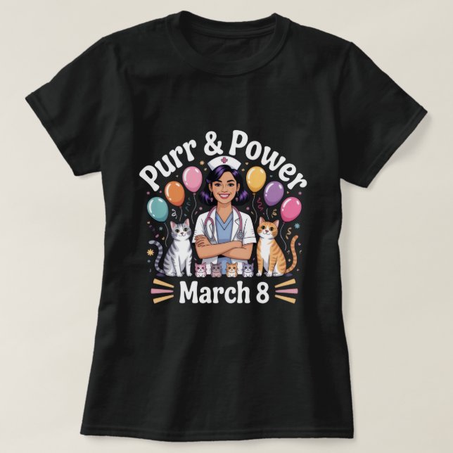 Chemise Girl Power T-Shirt (Design devant)