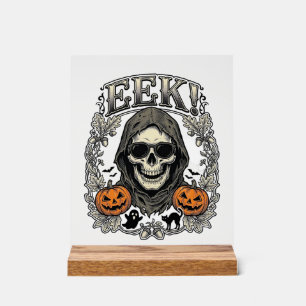 Chemise Graphique Crâne Halloween Gravure Vintage 