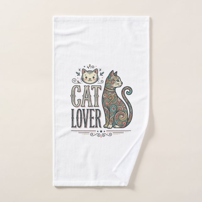 Chemise Graphique de Style de Gravure pour Amoureu (Serviette à main)