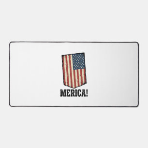 Chemise Graphique Patriotique Drapeau Vintage Meri