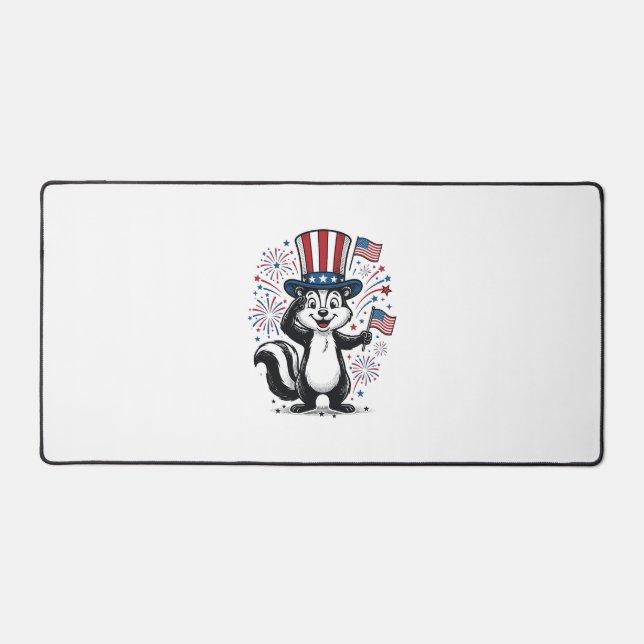 Chemise graphique vintage feux d'artifice Skunk pa (Recto)