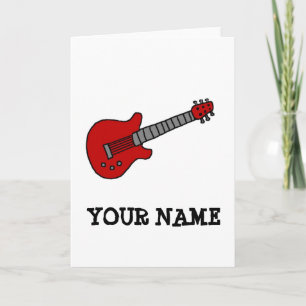 Chemise guitare customisée pour garçons ou filles
