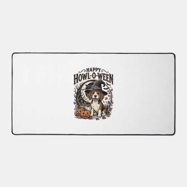 Chemise Halloween Chapeau De Sorcière Beagle Joyeu (Recto)