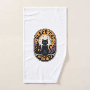 Chemise Halloween Chat Noir Vintage Charme de Minu