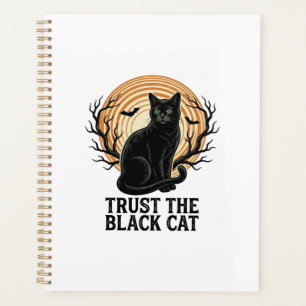 Chemise Halloween Chat Noir Vintage Lune Sombre Ch