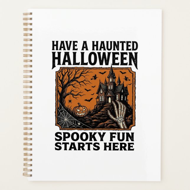 Chemise Halloween ensorcelée Conception de fête vi (Devant)